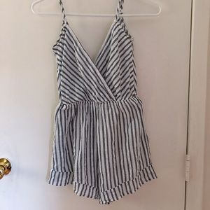 Kendall & Kylie Tie Back Ruffle Romper